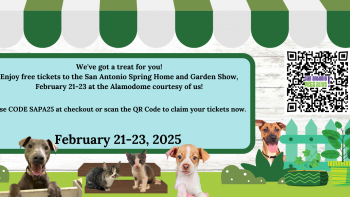 SAPA! Adoption Event at the Home + Garden Show 