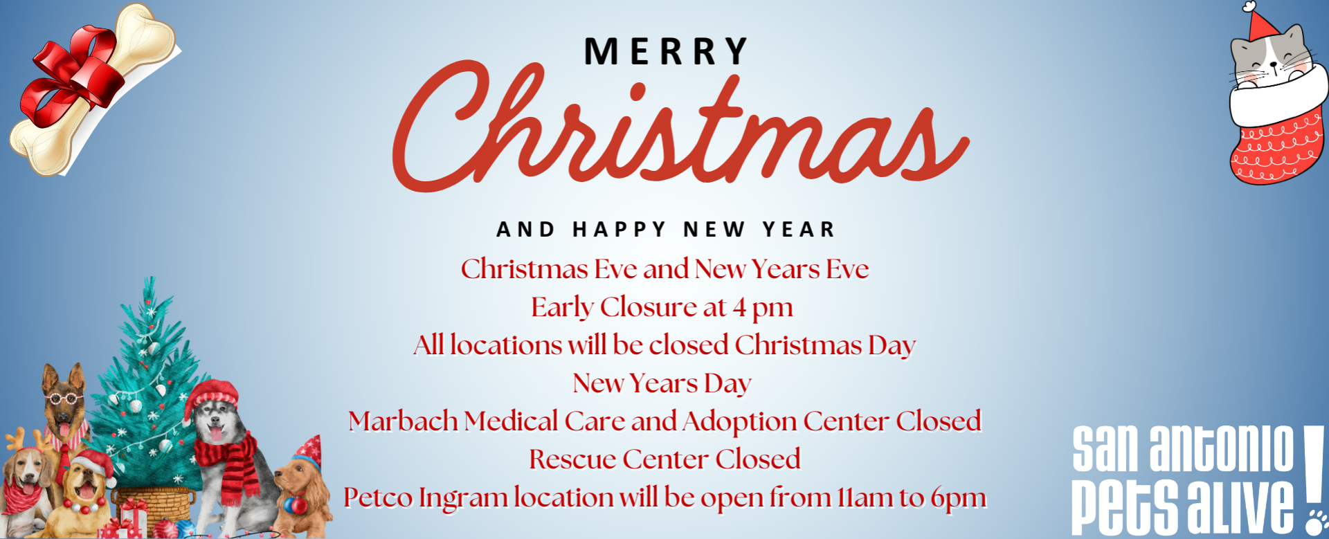 Holiday Closures