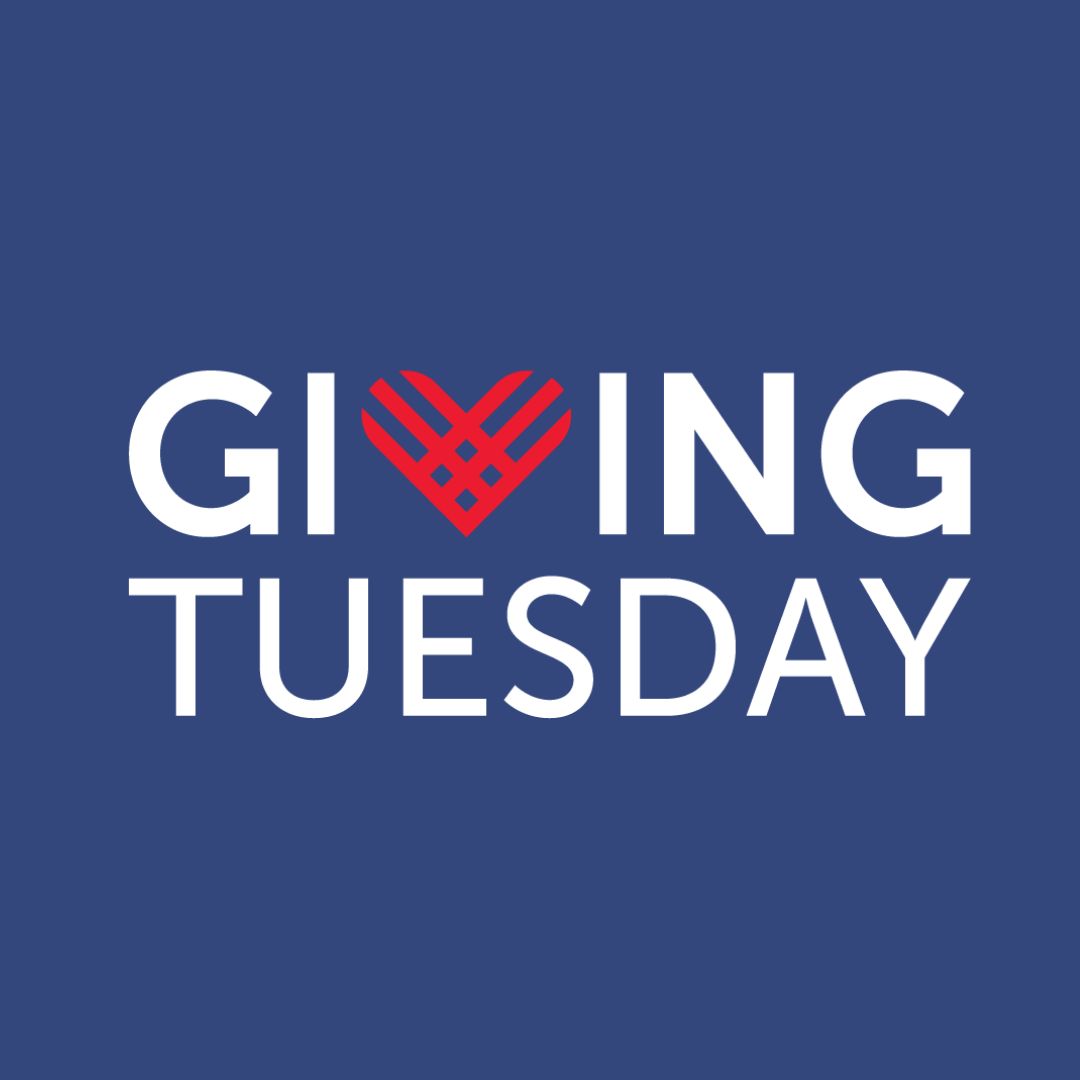 Giving Tuesday logo with heart symbol.